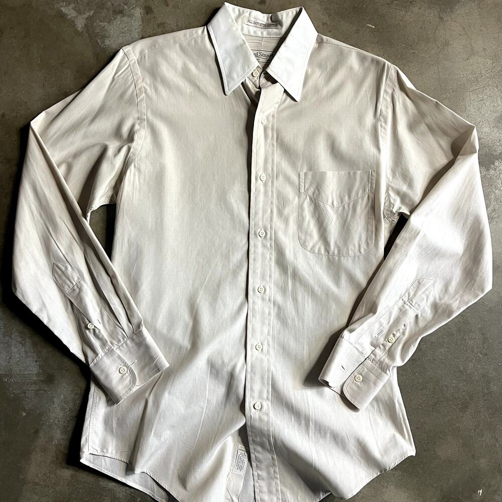 L Vintage Paul Stuart Western Style Button Shirt